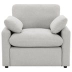 Collins Upholstered Power Recliner Chair Grey
