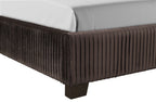 Upholstered Bed, Space-Saving Design