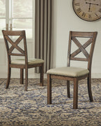 Moriville - Dining UPH Side Chair (Set of 2) - Beige