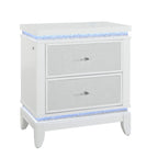 Adalid - 5 Pieces Bedroom Set With LED Lights And Glittered Detailing