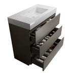 Alice - Bathroom Vanity With Sink, Large Storage Freestanding
