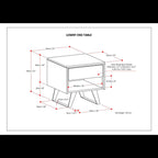 Lowry - Handcrafted End Table