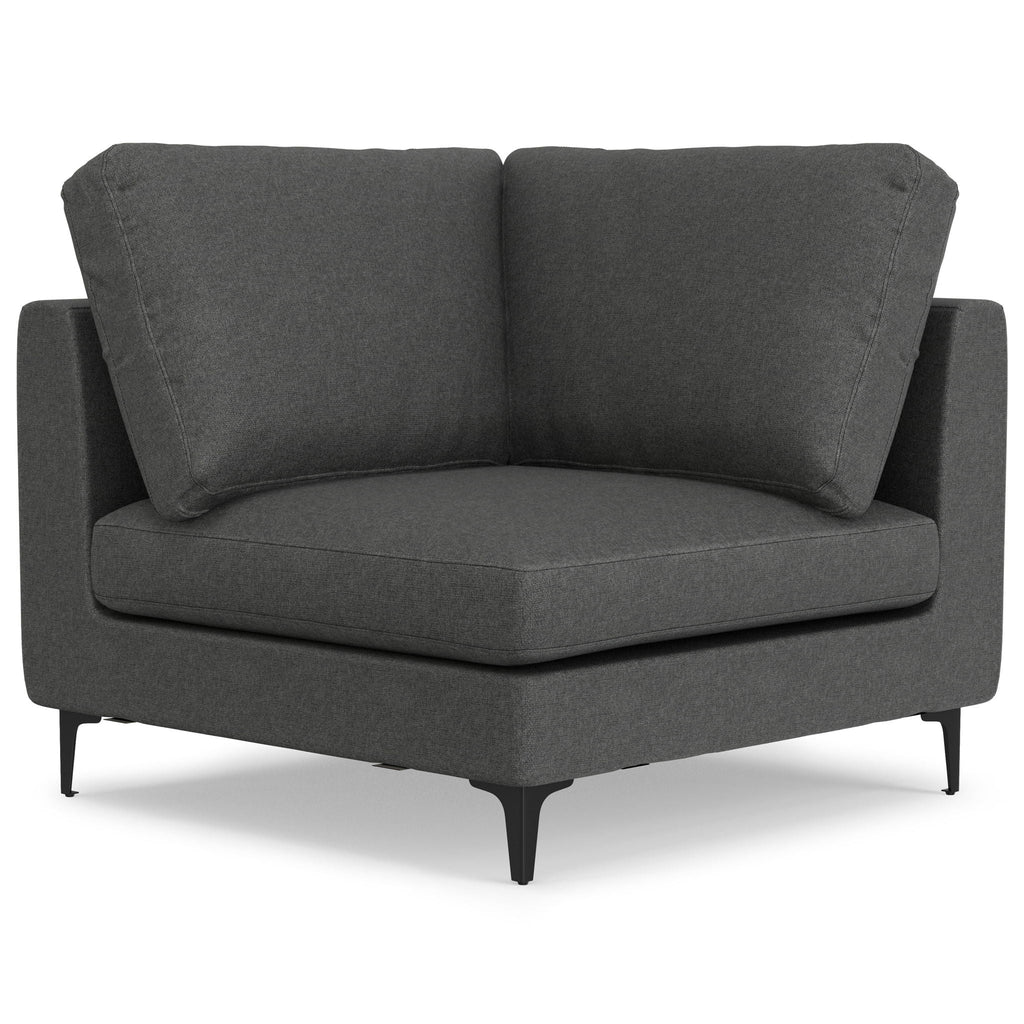Ava - Mid Century Corner Sectional Sofa Handcrafted