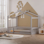 Bed House Bed Frame With Fence
