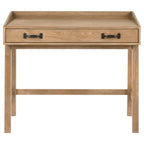Fabian 38-inch Computer Desk with Keyboard Drawer Distressed Light Brown