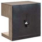 Kenora 1-drawer Nightstand Bedside Table Barley Brown