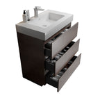 Alice - Bathroom Vanity With Large Storage, Freestanding