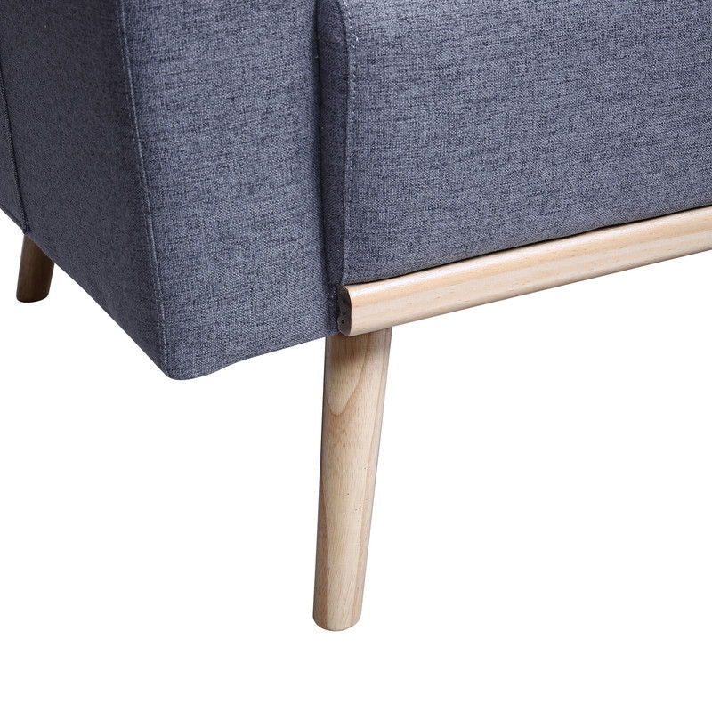 Easton - Fabric Chair With USB Charging Ports Pockets And Pillows