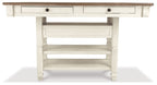 Bolanburg - Rectangular Dining Room Counter Table - Beige