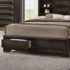 3 Piece Set Bed With Storage And 2 Nightstands