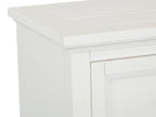 Heron Cove - Small Drawer Nightstand - Chalk White And Dovetail Gray
