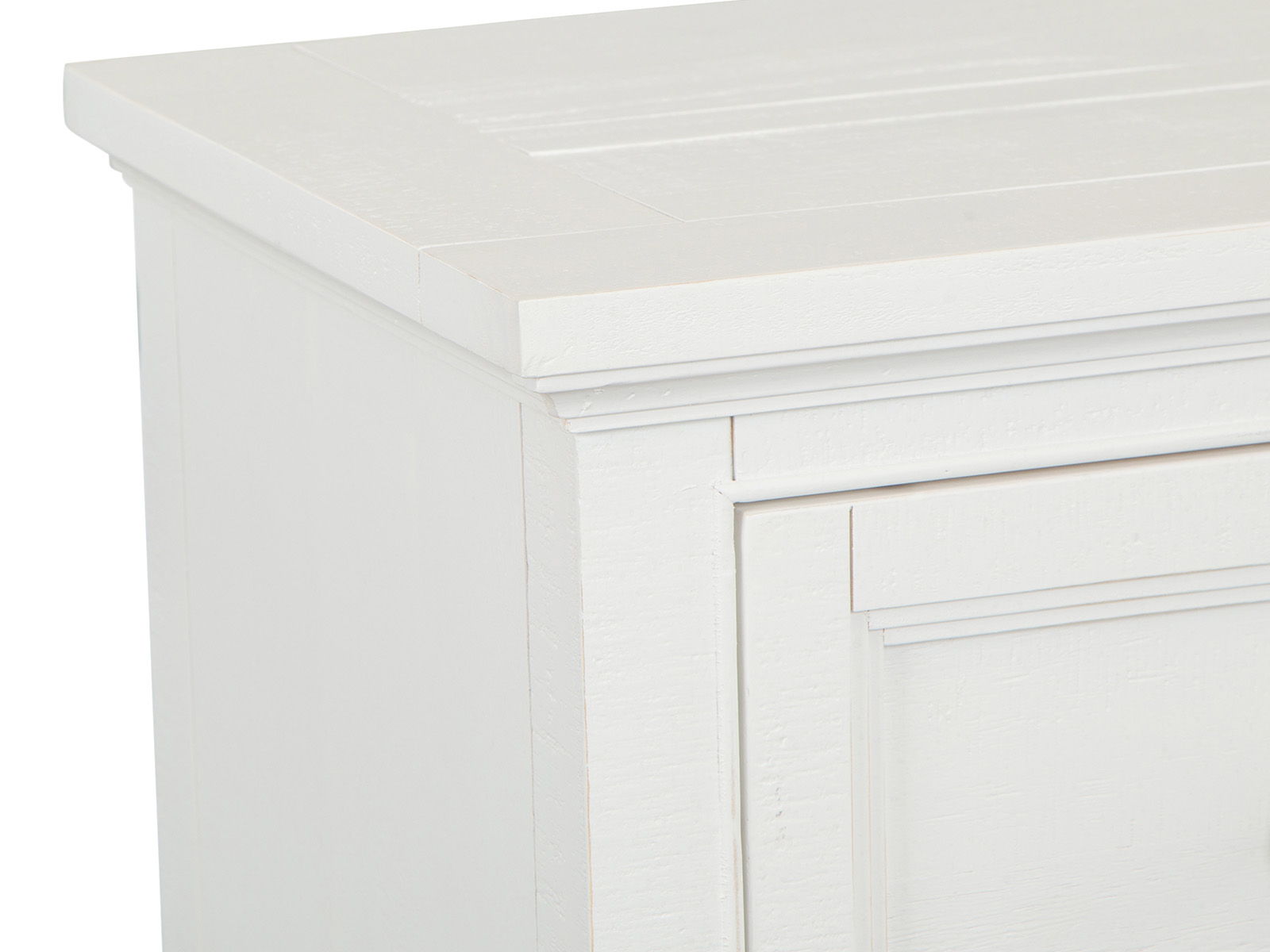 Heron Cove - Small Drawer Nightstand - Chalk White And Dovetail Gray