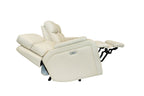 Gunner - Sofa Recliner With Power And Power Headrest - Almond