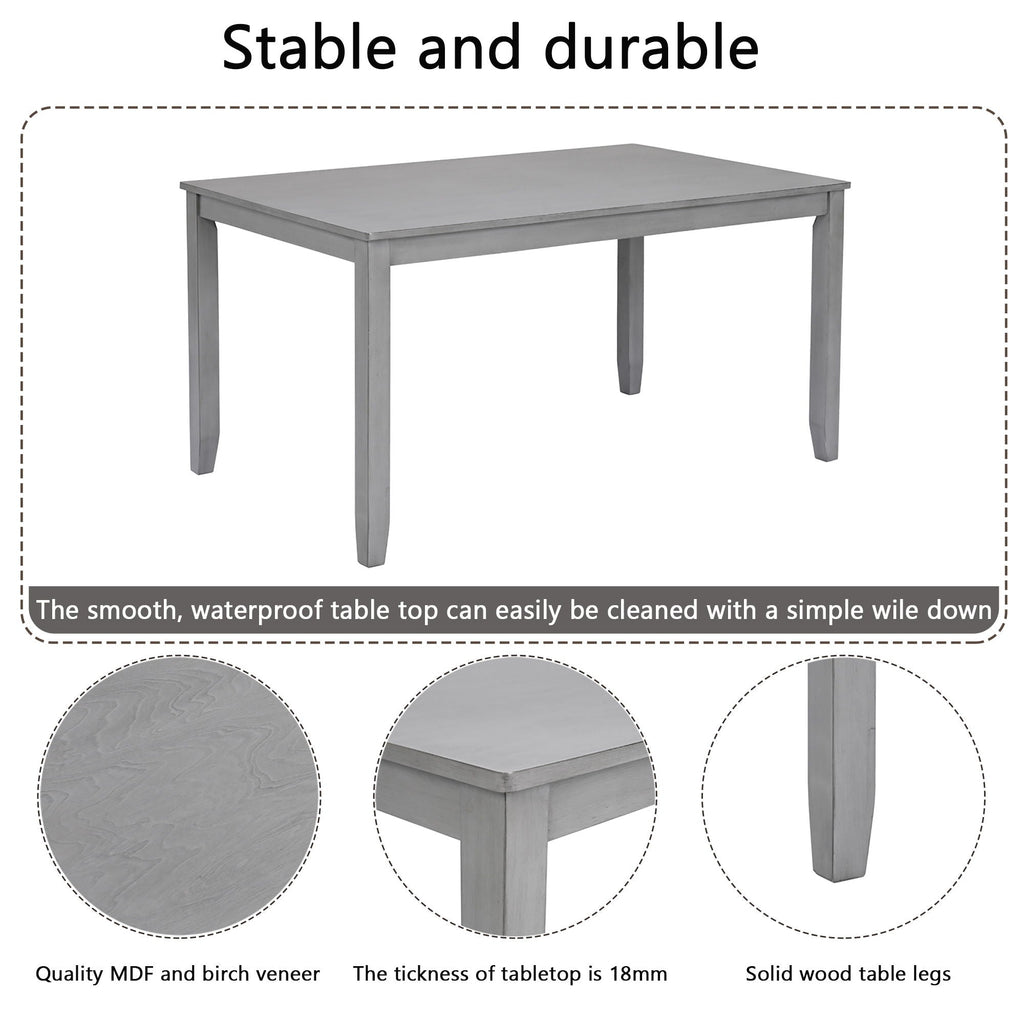 Kitchen Dining Set, Rectangular Dining Table