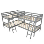 L Shaped Bunk Bed With Ladder