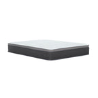 12'' Hybrid Mattress In A Box, Plush Gel Memory Foam Mattress Top With Pocket Coil Base - Gray / White - Queen