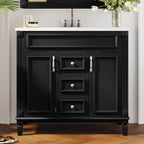 Bathroom Vanity Cabinet With 2 Soft Closing Doors And 2 Drawers