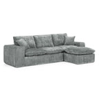 Sectional Sofa With Moveable Ottoman