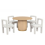 Dining Chairs With Square Open Back (Set of 2)