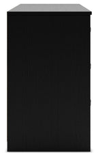 Finch - Six Drawer Dresser - Black