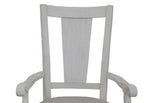 Katia - Arm Chair (Set of 2) - Light Gray / White