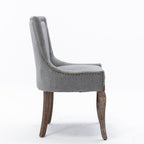 Ultra - Side Dining Chair, Nail Head (Set of 2)