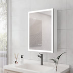 Bathroom Medicine Cabinet With Lights, LED Medicine Cabinet With Mirror, Lighted Medicine Cabinet With Defogger
