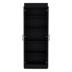 Clinton - Pantry Cabinet Kitchen Storage - Black