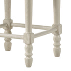 Tasnim - Counter Height Stool (Set of 2) - Tan Fabric & Antique White