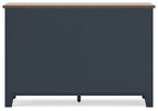 Landocken - Dresser - Brown / Blue