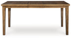 Urbinforte - Counter Height Dining Extension Table - Light Brown