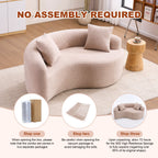 Tai Chi - Curved Dual Depth Loveseat