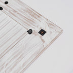 Handcarved Rectangle Mirror Accent With 3mm Glass - Antique White