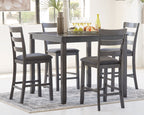 Bridson - Square Counter TBL Set (Set of 5) - Gray