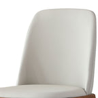 Modern Dining Chairs, Wooden Legs (Set of 2) - Gray