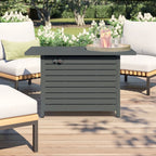 Outdoor Fire Pit Table With Lid Fuel Versatility