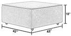 Nico - Castered Cocktail Ottoman