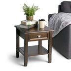 Burlington - End Table - Mahogany Brown