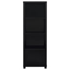 Sachin 3-shelf Engineered Wood Media Tower Black