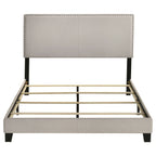 Boyd Upholstered Queen Panel Bed Ivory