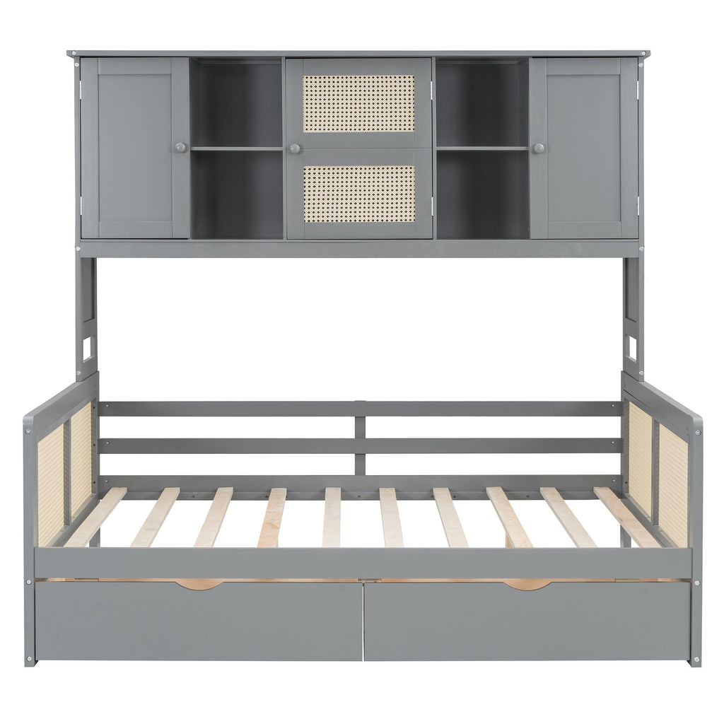 Daybed And All In One Cabinet And Shelf