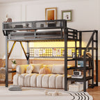 Loft Bed With Stairs And Storage
