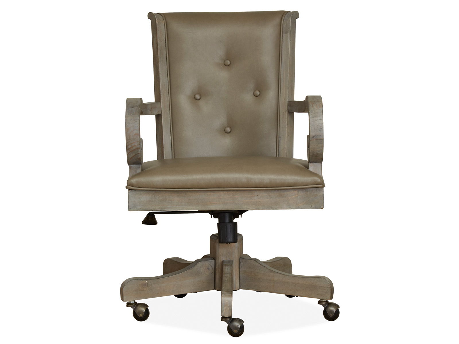 Tinley Park - Fully Upholstered Swivel Chair - Dove Tail Gray