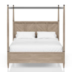Transitional Styling Canopy Bed