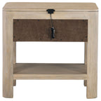 Solano 1-drawer Nightstand Bedside Table Weathered Mango