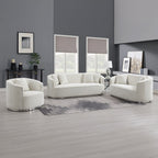 Odette - Sofa With 4 Pillows - Beige Chenille