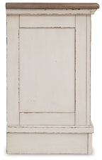 Realyn - Three Drawer Night Stand - White / Brown / Beige