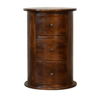 3 Drawer Drum - Chestnut