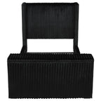 Centergrove Upholstered Queen Wingback TV Bed Black