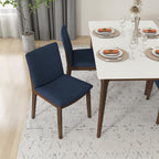 Laura - Mid-Century Modern Solid Wood Dining Chair (Set of 2)